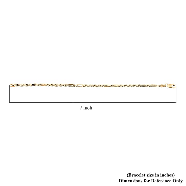 4mm Milano Chain Bracelet In 10K Yellow Gold (8.00 In) 3.13 Grams