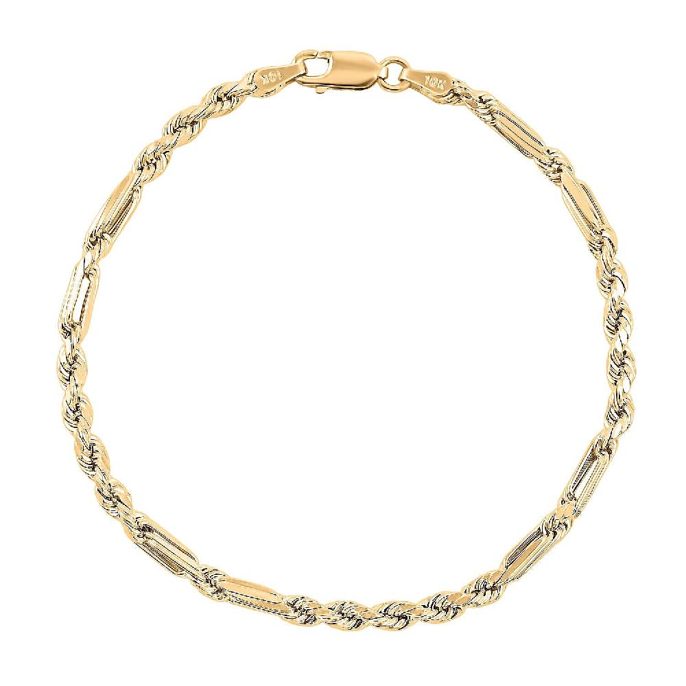 4mm Milano Chain Bracelet in 10K Yellow Gold (8.00 In) 3.13 Grams