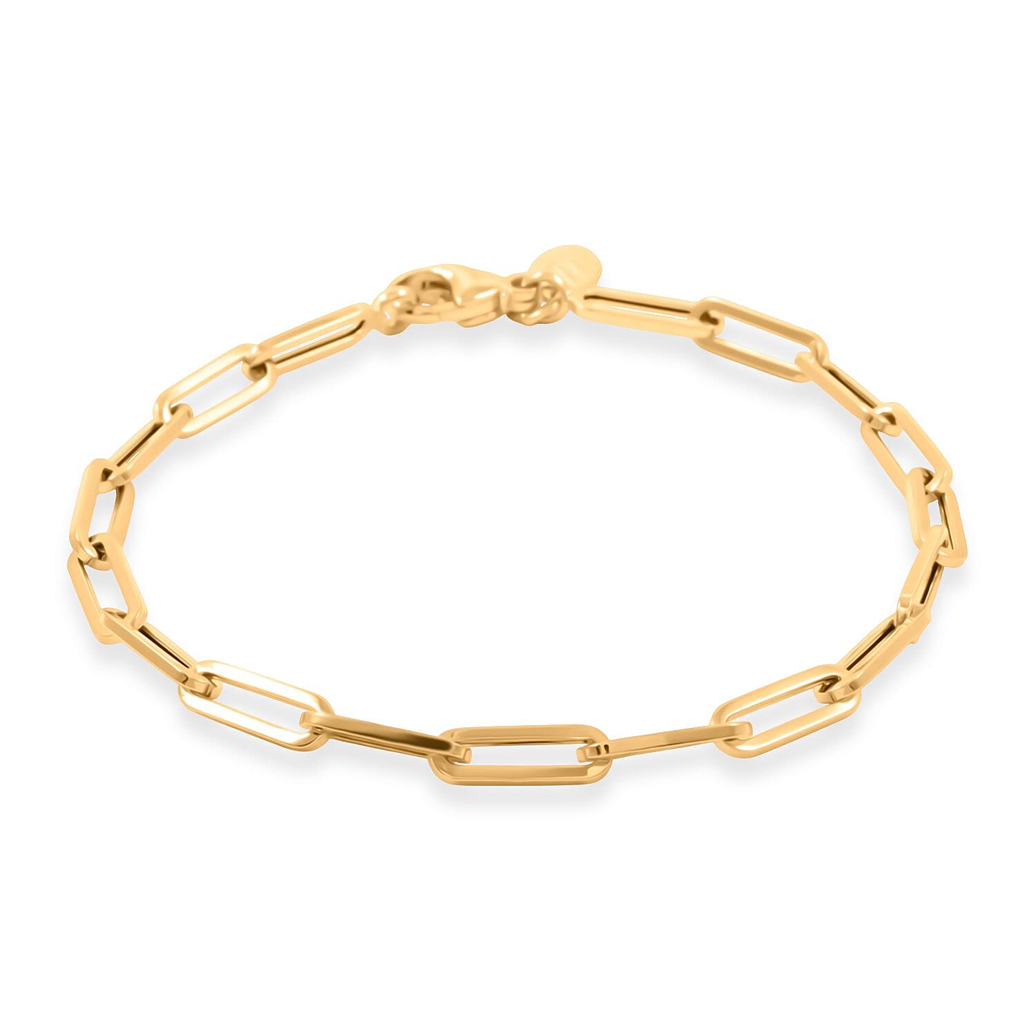 5.5mm Paper Clip Chain Bracelet in 10K Yellow Gold (8.00 In) 6.20 Grams