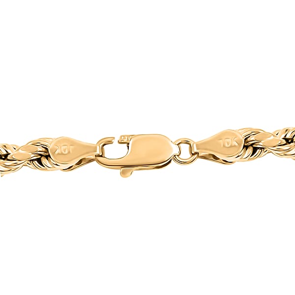 5mm Milano Chain Necklace In 10K Yellow Gold 10.4 Grams 24 Inches