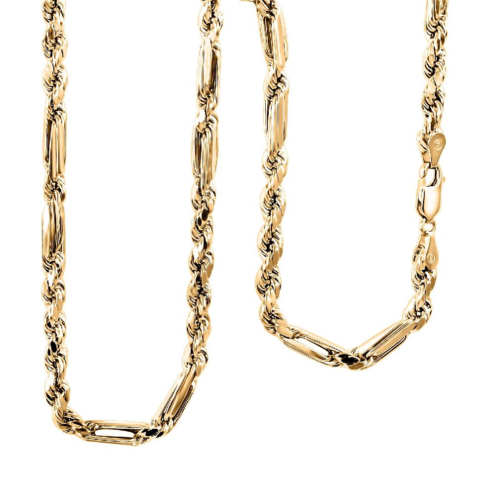 5mm Milano Chain Necklace in 10K Yellow Gold 9.4 Grams 22 Inches