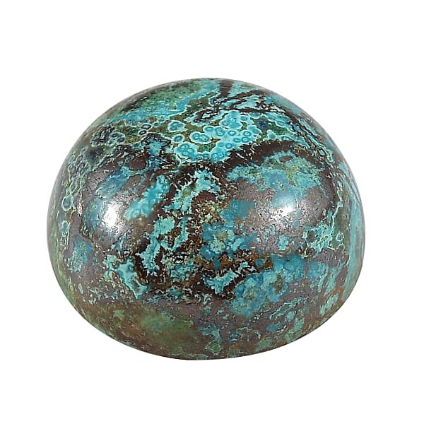 6.95 Ctw Round Cut Table Mountain Shadowkite Loose Gemstone (12 Mm)