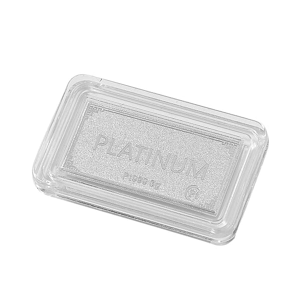 999 Platinum Collectible Bar 14x28x0.4mm (3 G)