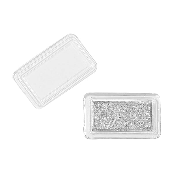 999 Platinum Collectible Bar 14x28x0.4mm (3 G)