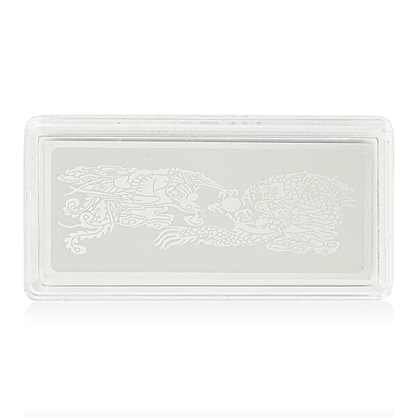 999 Platinum Dragon And Phoenix Emboss Sheet 500mg
