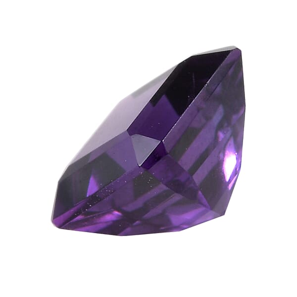 AA Asscher Cut Mashamba Amethyst (Oct 7x7 Mm) 1.51 Ctw Loose Gemstone
