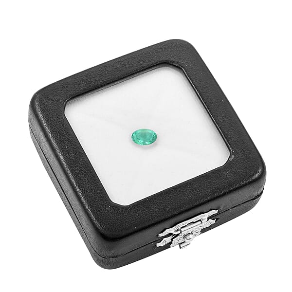 AAA Kagem Zambian Emerald (Ovl 7x5 Mm) 0.70 Ctw