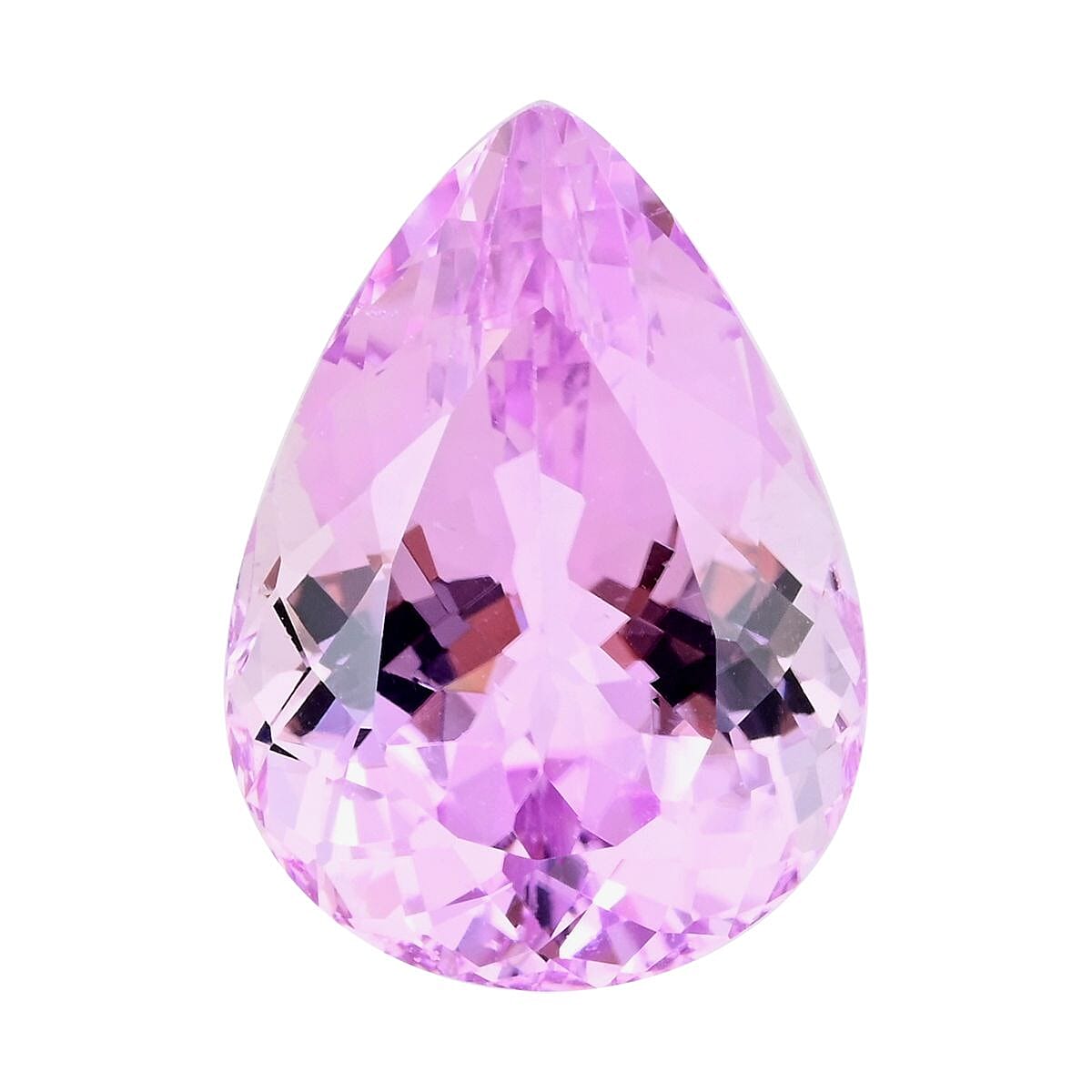 AAA Martha Rocha Kunzite (Pear Free Size) 12.00 Ctw
