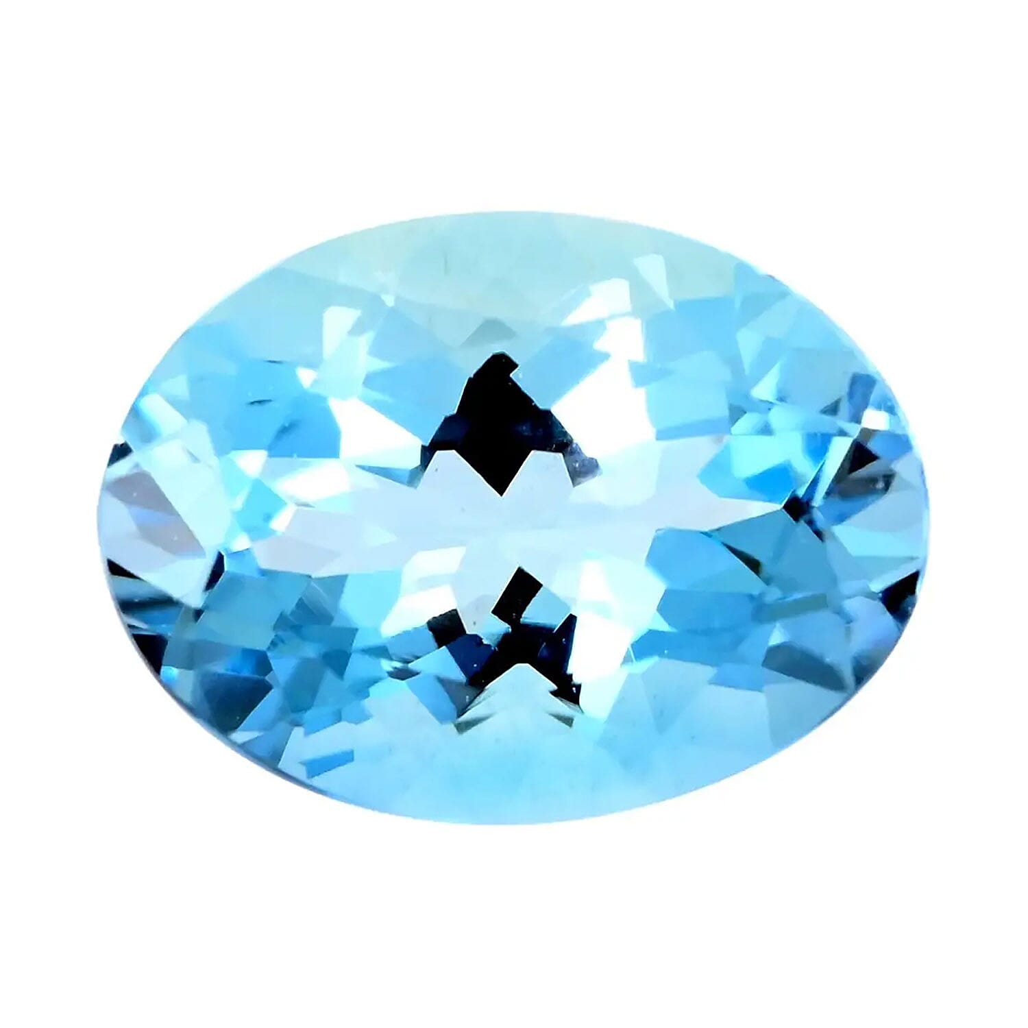 AAA Santa Maria Aquamarine (Ovl 8x6 mm) 1.10 ctw