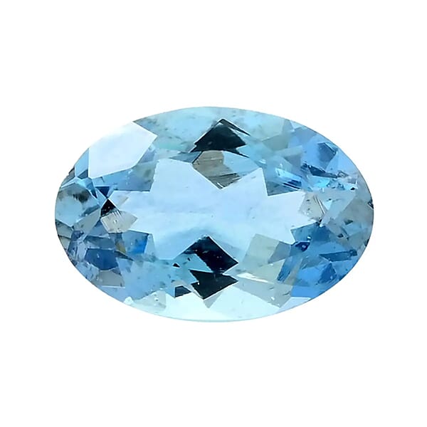 AAA Santa Maria Aquamarine Set Of 3 (Ovl 6x4 Mm) 1.00 Ctw