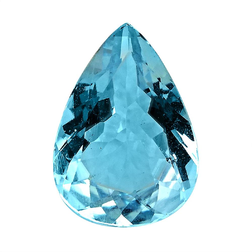 AAA Sao Domingos Aquamarine (Pear 10x7 mm) 1.30 ctw