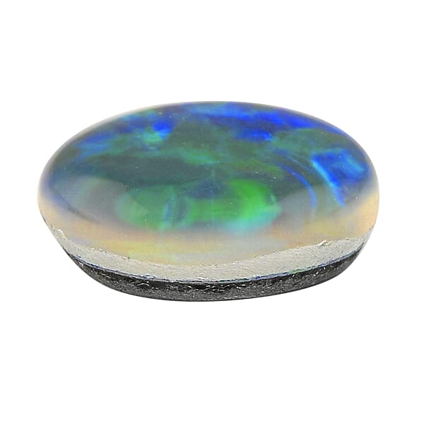 AAAA Australian Lightning Black Ridge Opal Triplet (Rnd 8 Mm)