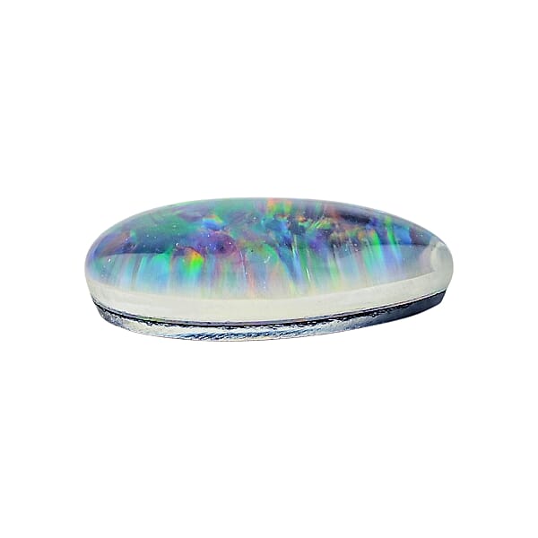 AAAA Australian Opal Triplet (Pear 10x7 Mm) 1.20 Ctw