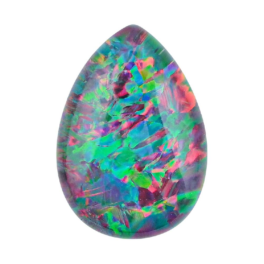 AAAA Australian Opal Triplet (Pear 10x7 mm) 1.20 ctw