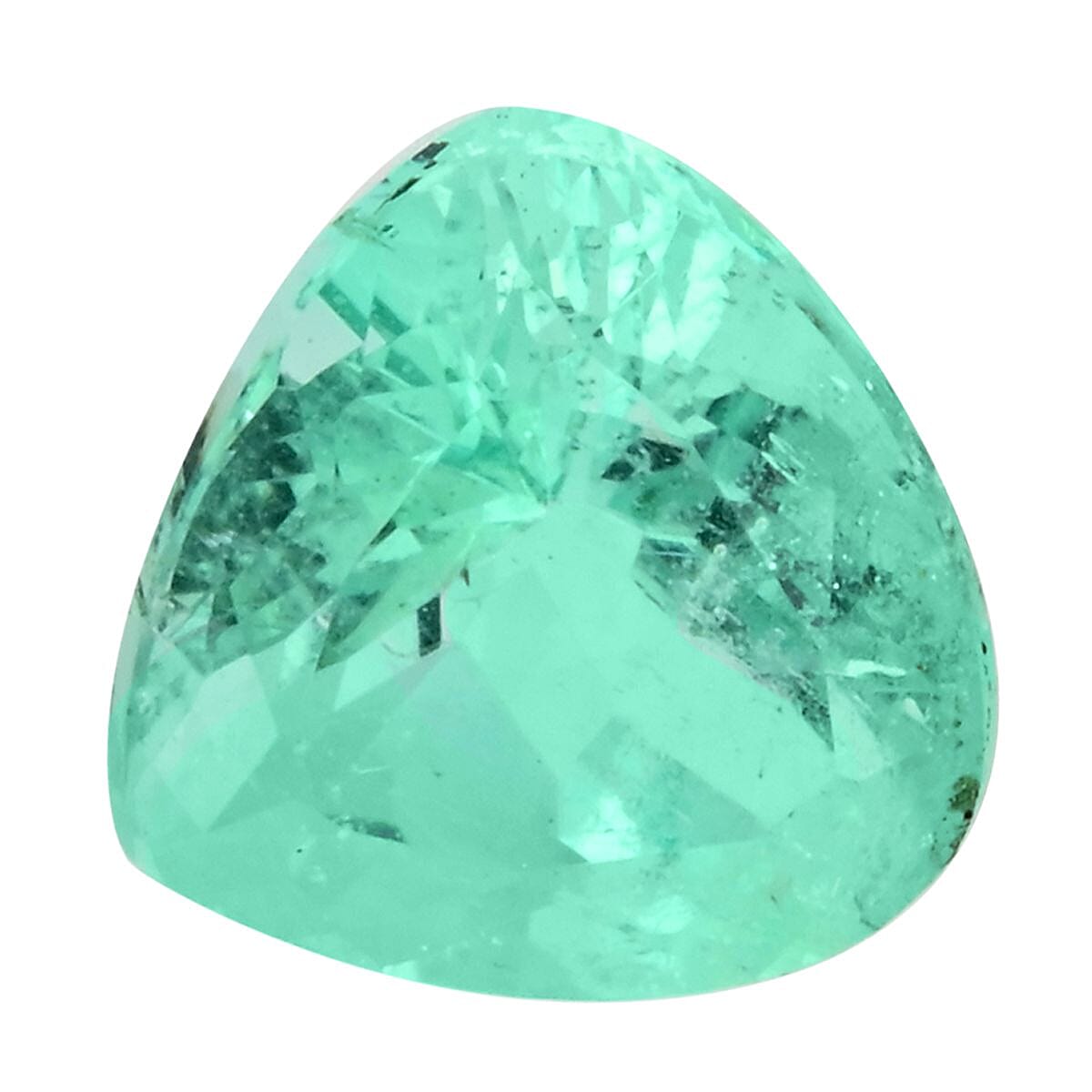 AAAA Boyaca Colombian Emerald (Fancy Free Size) 1.00 ctw