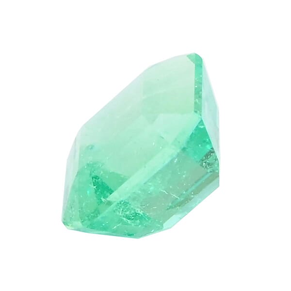 AAAA Boyaca Mint Colombian Emerald (Oct Free Size) 0.50 Ctw