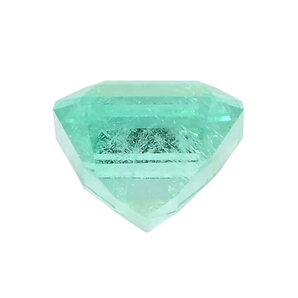 AAAA Boyaca Mint Colombian Emerald (Oct Free Size) 0.50 Ctw