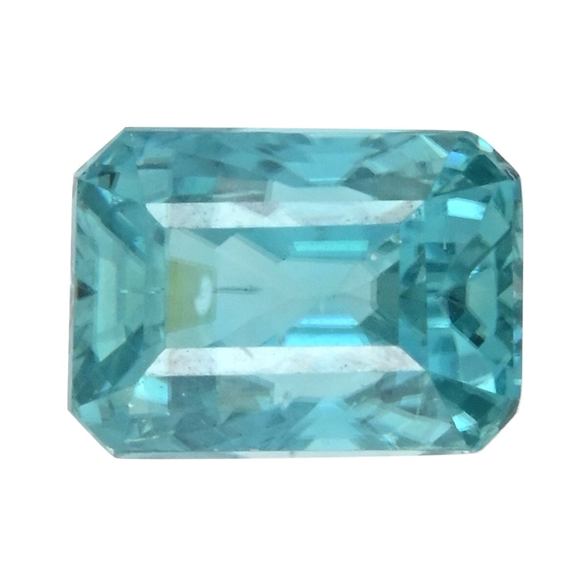 AAAA Cambodian Blue Zircon (Oct Free Size) 4.00 ctw