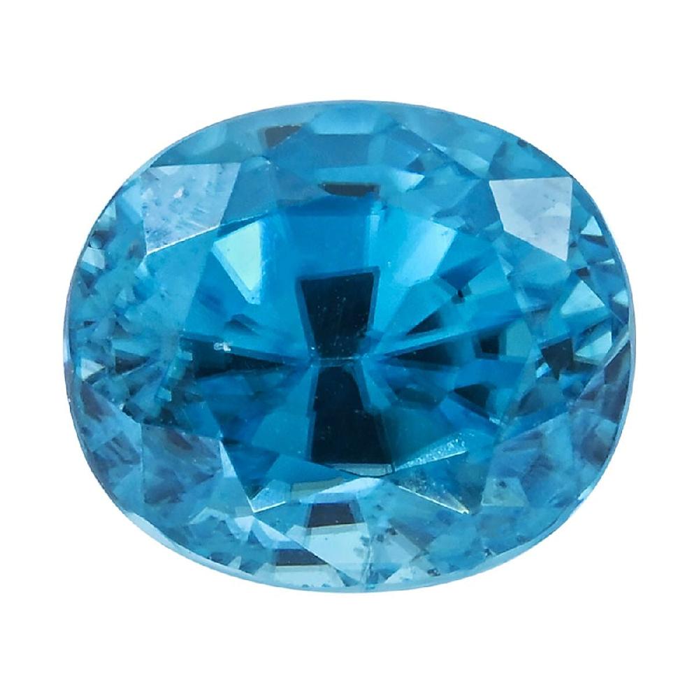 AAAA Cambodian Blue Zircon (Ovl Free Size) 4.00 ctw