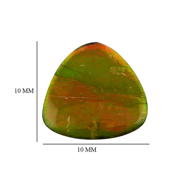 AAAA Canadian Ammolite (Trl 10x10mm) 2.00 Ctw