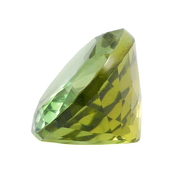 AAAA Cruzeiro Olive Tourmaline (Oval 8x6 Mm) 1.20 Ctw