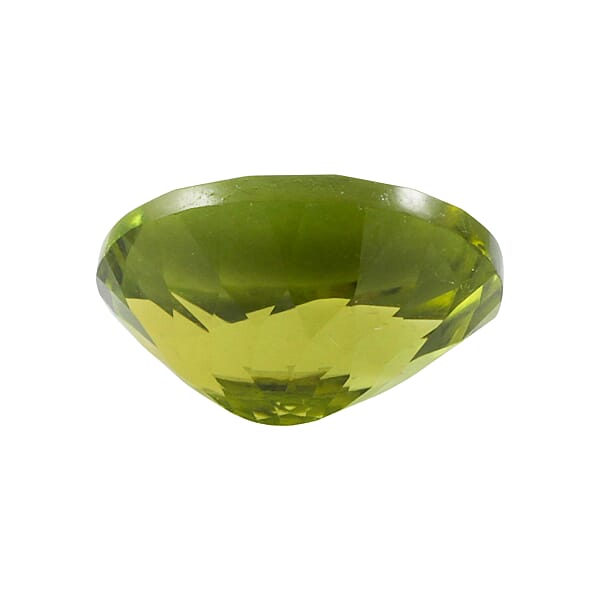 AAAA Cruzeiro Olive Tourmaline (Oval 8x6 Mm) 1.20 Ctw