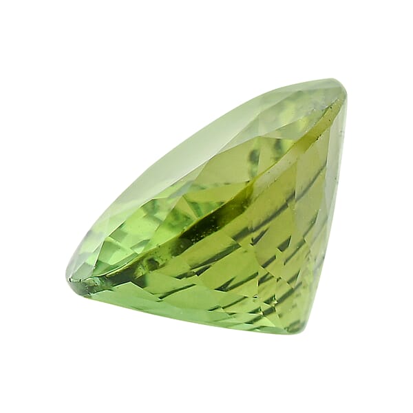 AAAA Cruzeiro Olive Tourmaline (Ovl 10x8 Mm) 2.40 Ctw