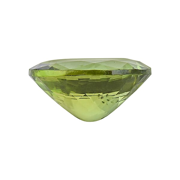 AAAA Cruzeiro Olive Tourmaline (Ovl 10x8 Mm) 2.40 Ctw