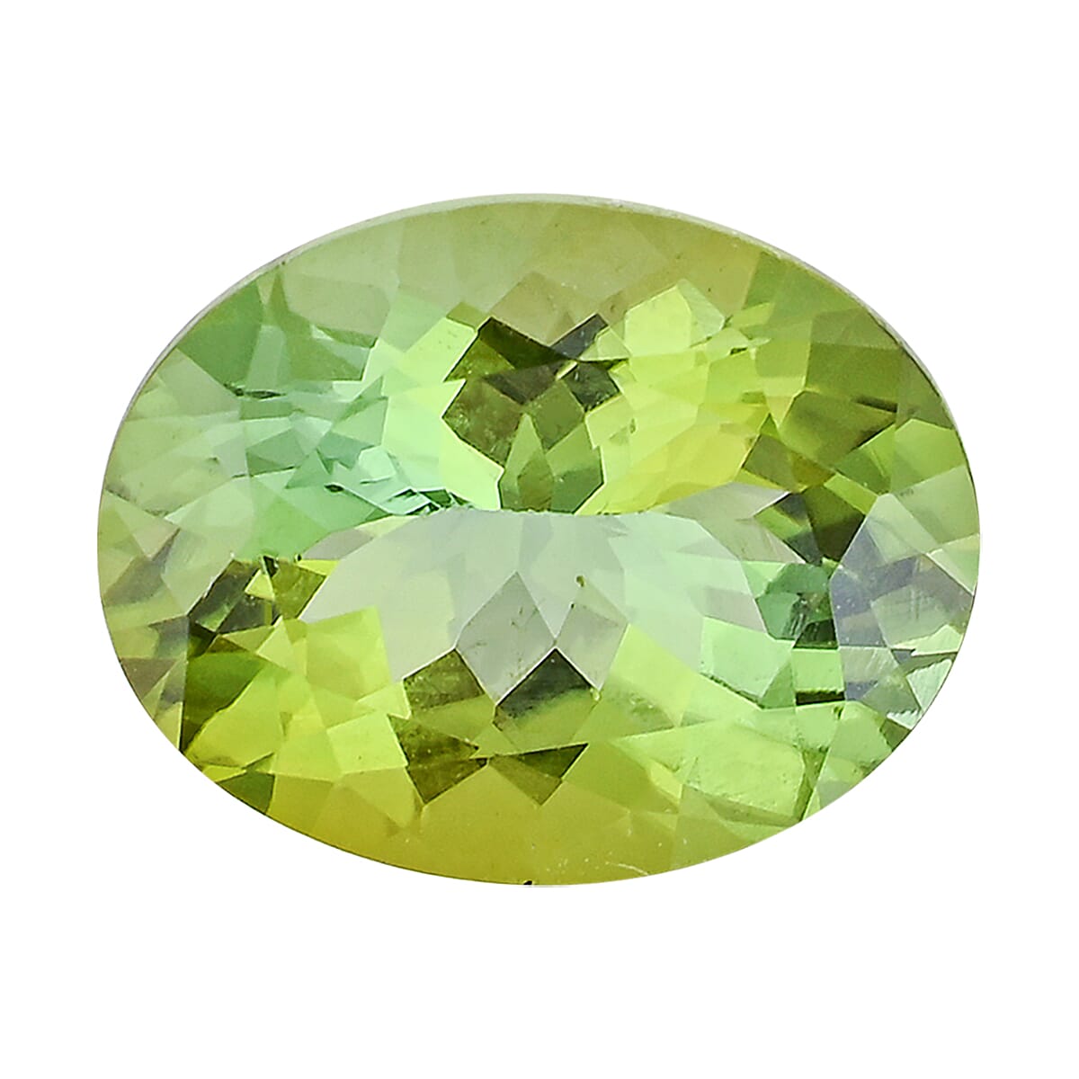 AAAA Cruzeiro Olive Tourmaline (Ovl 10x8 mm) 2.40 ctw