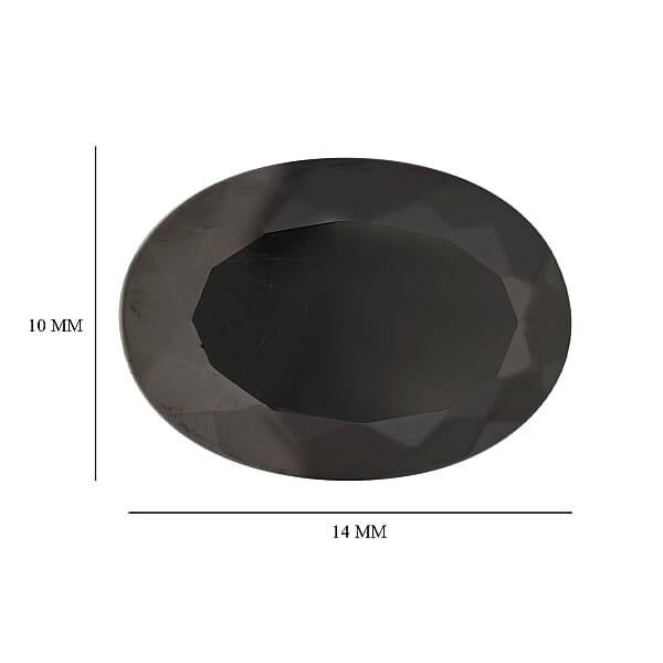 AAAA Elite Shungite Set Of 2 (Ovl 14x10 Mm) 7.00 Ctw