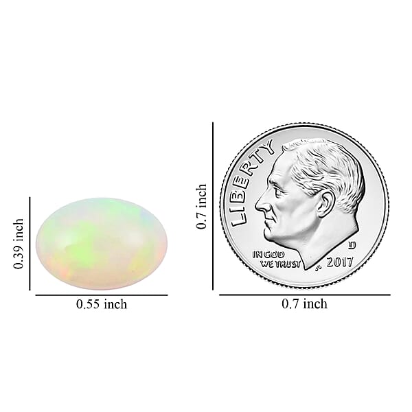 AAAA Ethiopian Welo Opal (Ovl 14x10 Mm) 4.00 Ctw