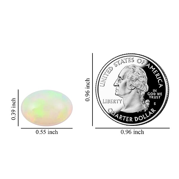 AAAA Ethiopian Welo Opal (Ovl 14x10 Mm) 4.00 Ctw