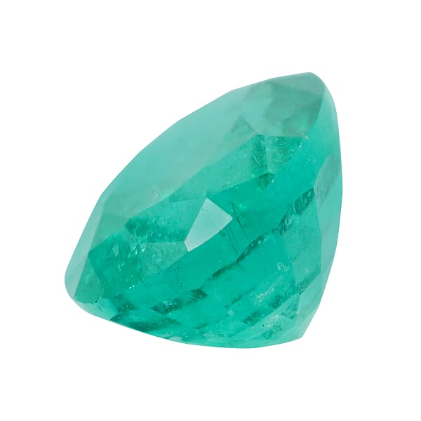 AAAA Gemfields Emerald (Oval 8x6 Mm) 1.20 Ctw