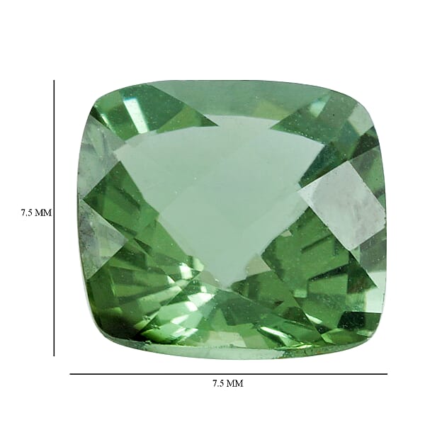 AAAA Green Tourmaline (Cush 7.5x7.5 Mm) 2.00 Ctw