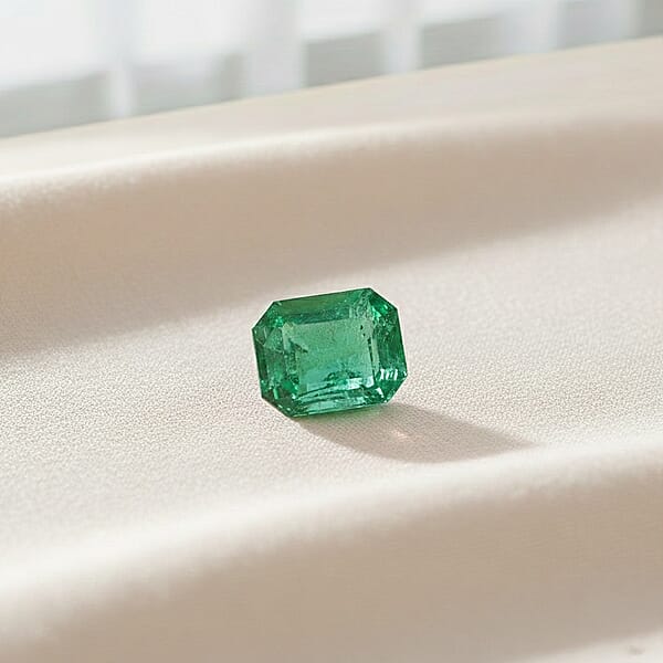 AAAA Kagem Zambian Emerald (Oct Free Size) 2.00 Ctw