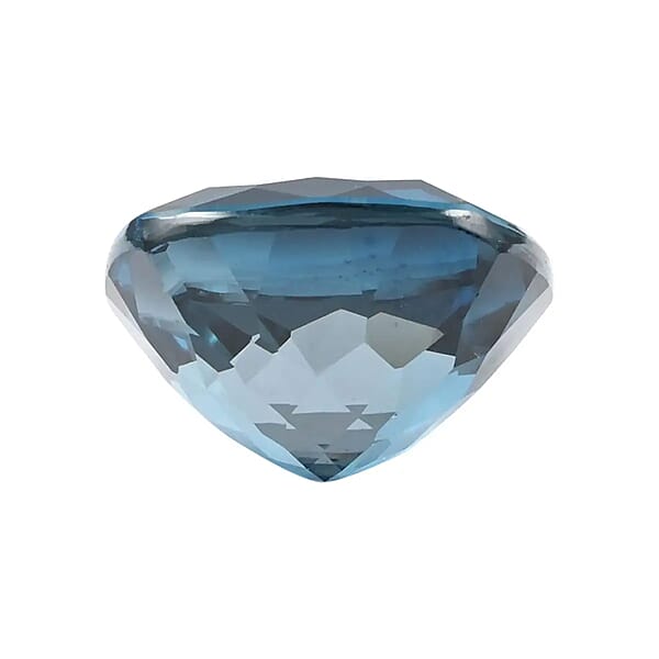 AAAA London Blue Topaz (Cush 15 Mm) 14.00 Ctw
