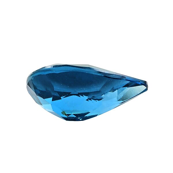 AAAA London Blue Topaz (Pear 14x9 Mm) 5.00 Ctw