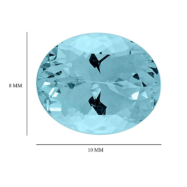 AAAA Mangoro Aquamarine (Ovl 10x8 Mm) 2.25 Ctw