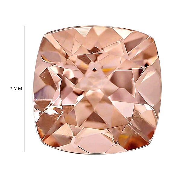 AAAA Marropino Morganite (Cush 7 Mm) 1.00 Ctw