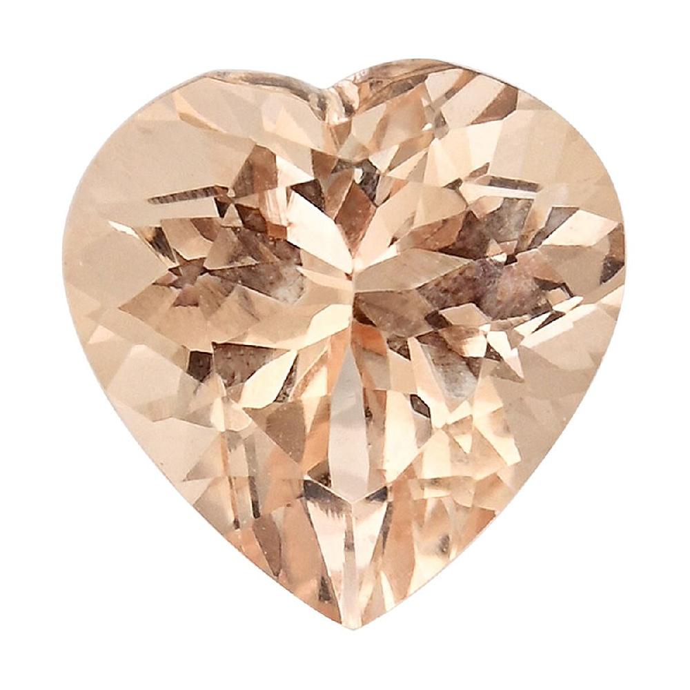AAAA Marropino Morganite (Hrt 10 mm) 3.00 ctw