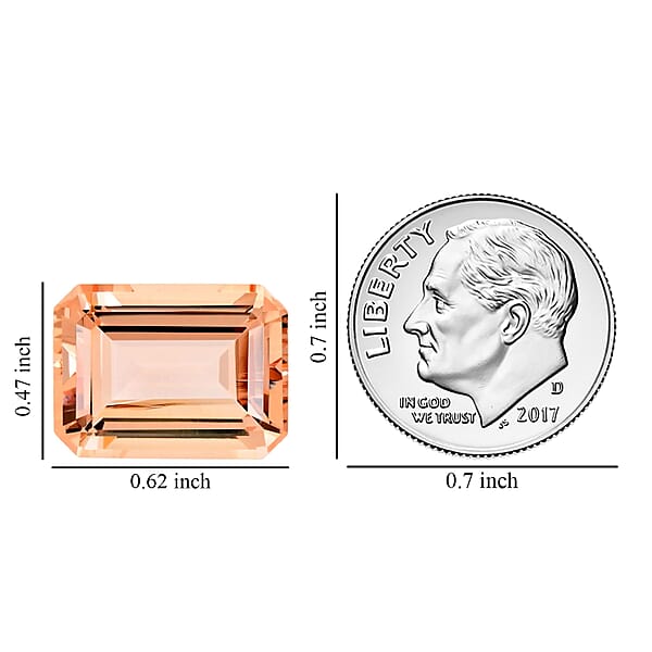 AAAA Marropino Morganite (Oct 16x12 Mm) 10.00 Ctw
