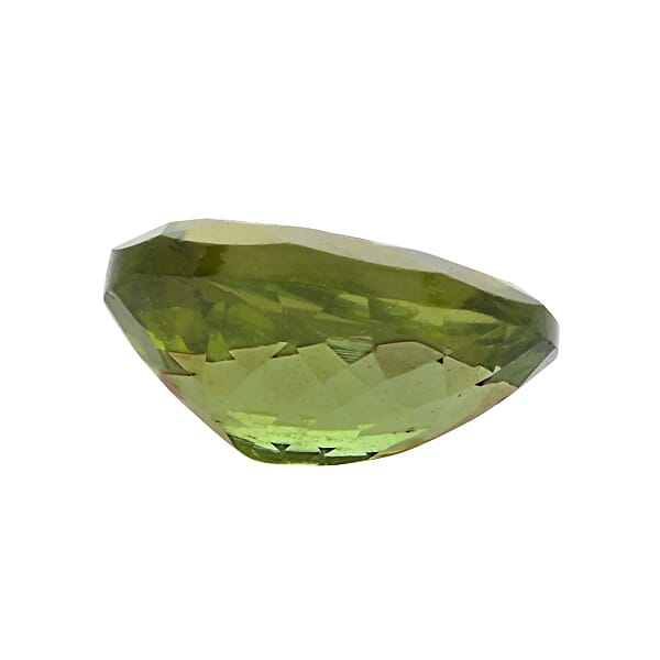 AAAA Natural Calabar Green Tourmaline (Ovl 8x6 Mm) 1.40 Ctw