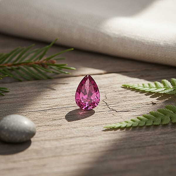 AAAA Radiant Ember Garnet (Pear Free Size) 1.75 Ctw