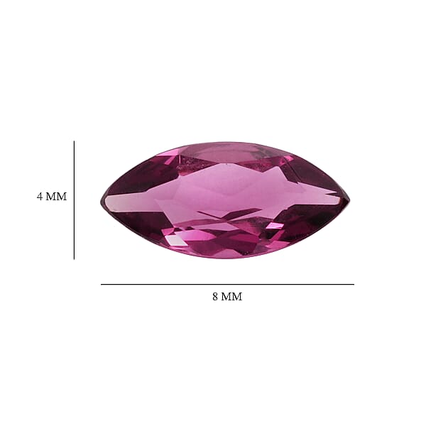 AAAA Radiant Ember Garnet Set Of 2 (Mrq 8x4 Mm) 1.00 Ctw