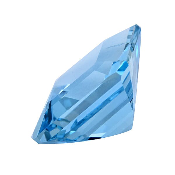 AAAA Santa Maria Aquamarine (Asscher 9 Mm) 2.72 Ctw