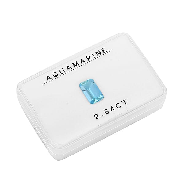 AAAA Santa Maria Aquamarine (Oct 11x6.7 Mm) 2.64 Ctw