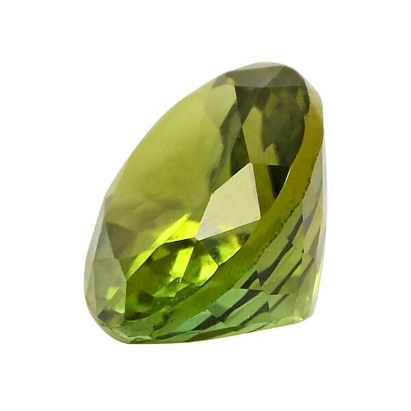 AAAA Sapo Green Tourmaline (Ovl 9x7 Mm) 1.75 Ctw