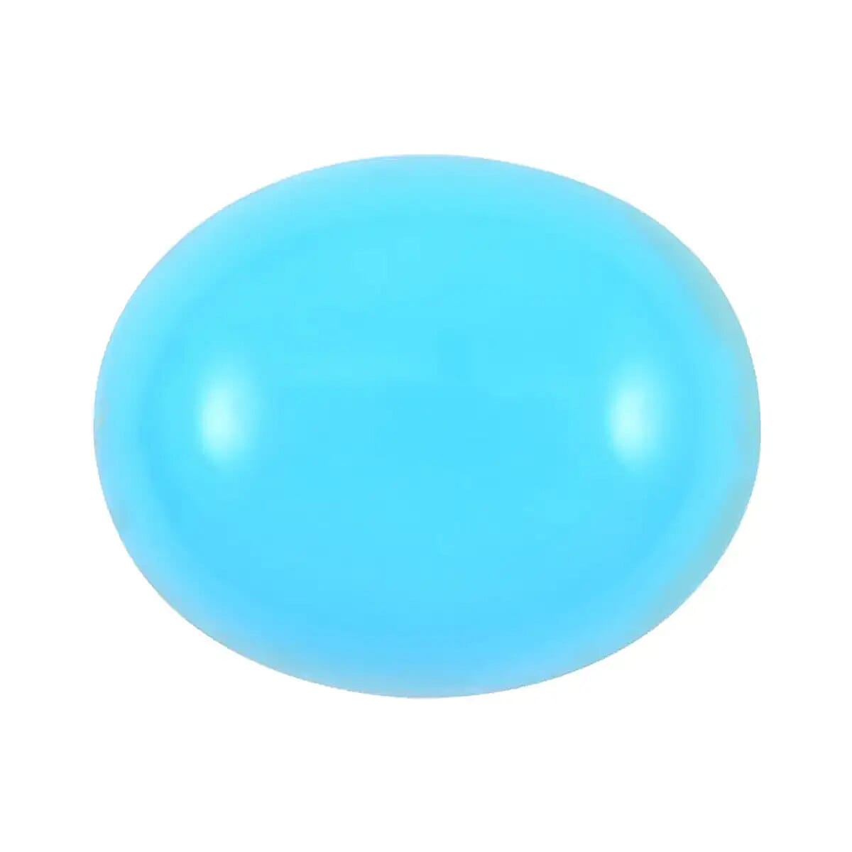 AAAA Sleeping Beauty Turquoise (Ovl 11x9 mm) 2.50 ctw Loose Gem Loose Gemstones For Jewelry Making Jewelry Stones