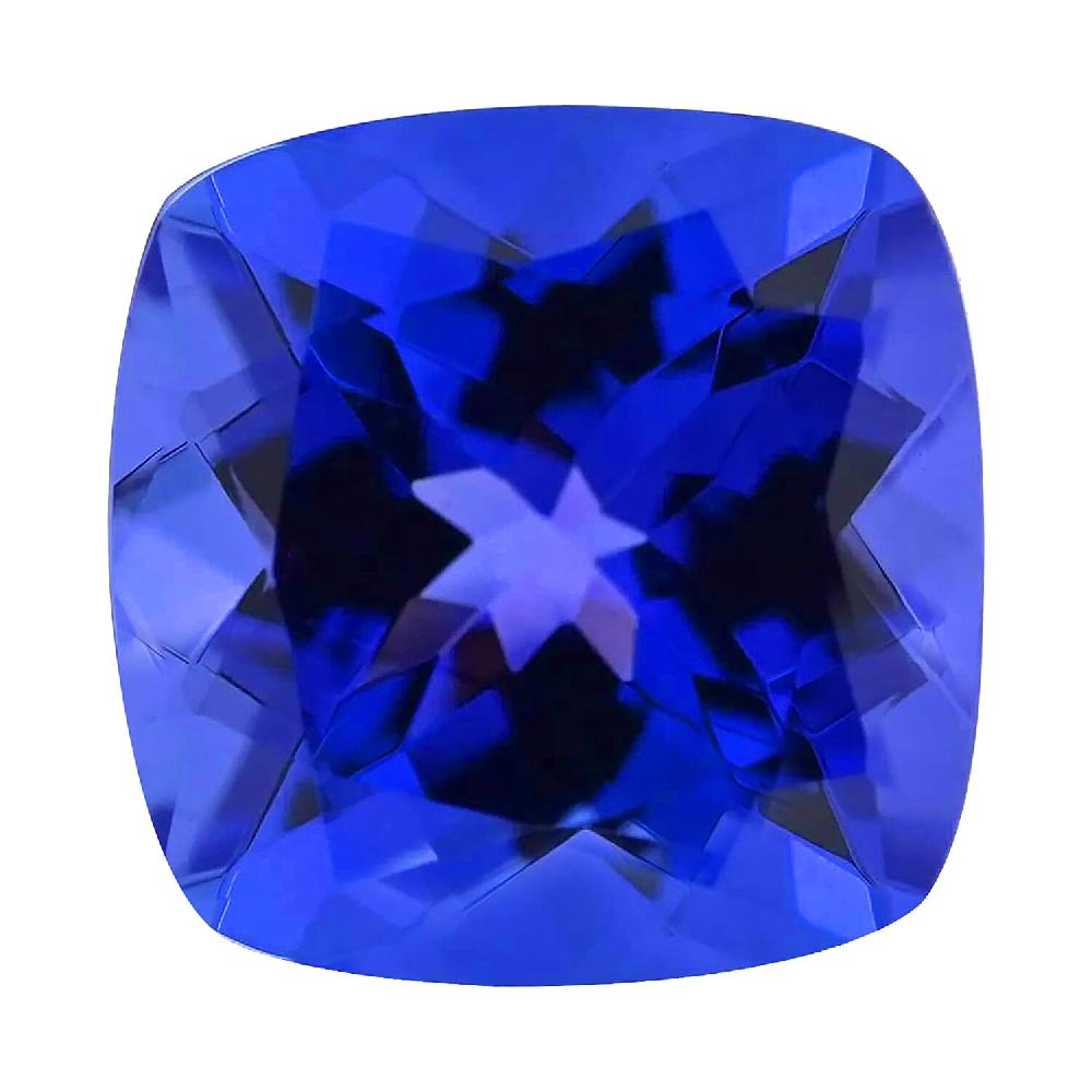 AAAA Tanzanite (Cushion 6x6 mm) Loose Tanzanite Loose Gem Loose Gemstones Loose Stones Jewelry Stones 1.00 ctw