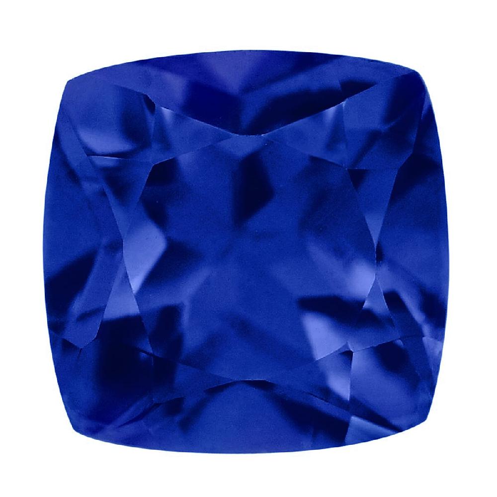 AAAA VIVID Tanzanite Loose Gemstone Cushion Tanzanite (Cush 7x7 mm) Approx 1.60 ctw